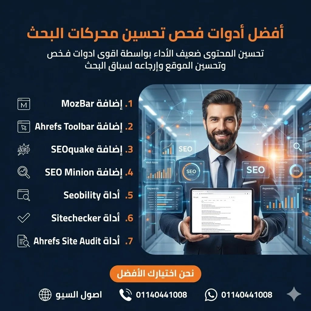 ادوات فحص سيو الموقع